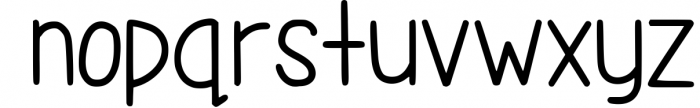 Simple Sunday Font LOWERCASE