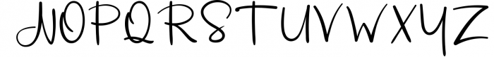 Simplicity Handwritten Font Font UPPERCASE