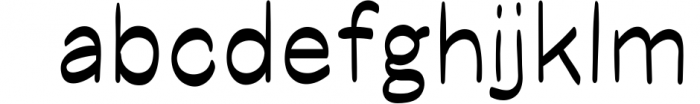 Simplle sans serif font Font LOWERCASE