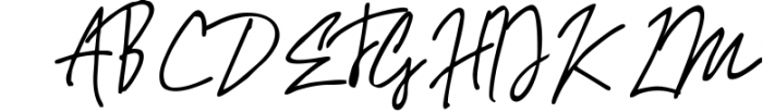 Sinteria Signature Font UPPERCASE