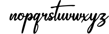 Sintesa signature Font LOWERCASE