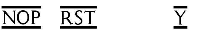 SIGNPOST Font LOWERCASE