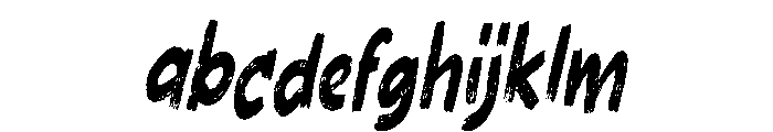 SILVERCRUSH ikiiko.com Font LOWERCASE