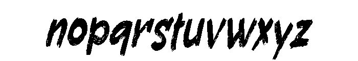 SILVERCRUSH ikiiko.com Font LOWERCASE