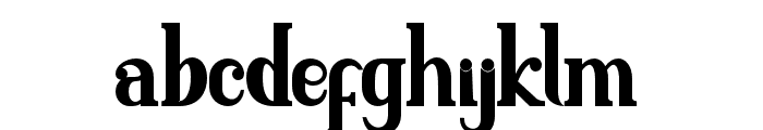 SINGGELPARENTBOLD-Regular Font LOWERCASE