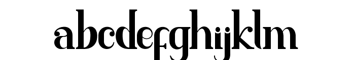 SINGGELPARENTSERIF-Regular Font LOWERCASE