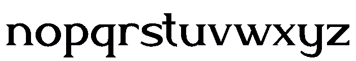 SIX-FENCE Font LOWERCASE