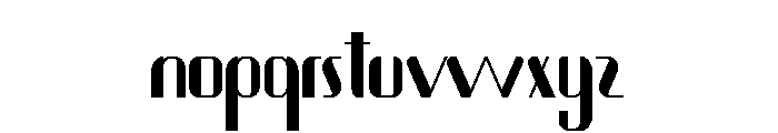 Siamesa Font LOWERCASE