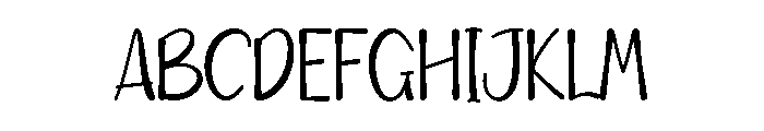 Sidewalk Notes Font UPPERCASE