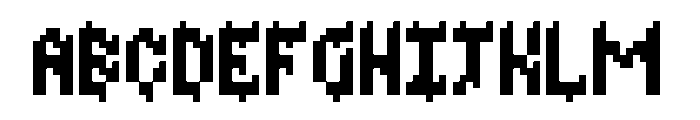 SidewaysGlitch Font UPPERCASE