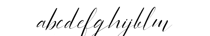 Sientta Script Font LOWERCASE