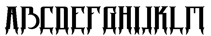 Sigil Font UPPERCASE