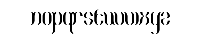 Sigilian Regular Font LOWERCASE