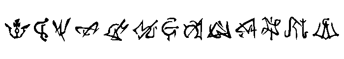 Sigilos De Conhecimento Regular Font UPPERCASE