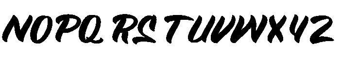 Sign Hand Font UPPERCASE
