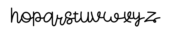 Sign Of Love Font LOWERCASE