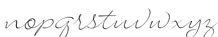 SignaritaLouisseThin Font LOWERCASE