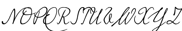 Signato Regular Font UPPERCASE