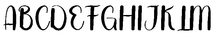 Signatra Font UPPERCASE