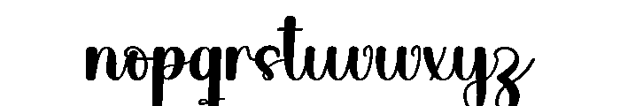 Signatra Font LOWERCASE