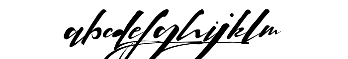Signatrue Font LOWERCASE