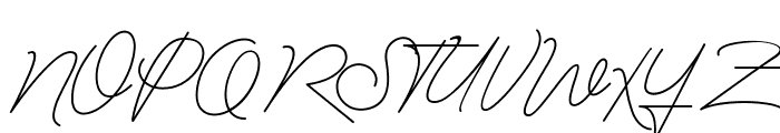Signatrust Font UPPERCASE