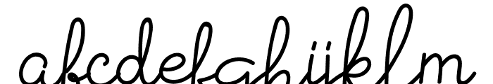 Signattured Font LOWERCASE