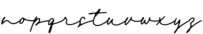 Signatural Demo Regular Font LOWERCASE