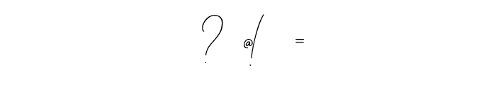 Signature Austine Font OTHER CHARS