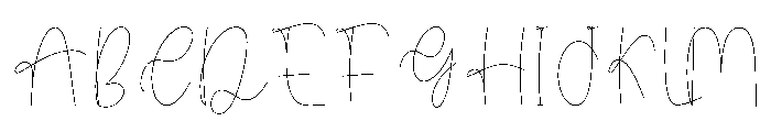 Signature Beautiful Font UPPERCASE