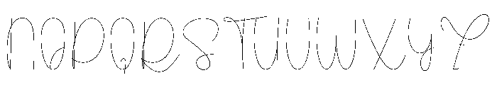 Signature Beautiful Font UPPERCASE