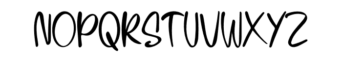 Signature Black Font UPPERCASE