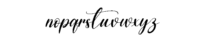Signature Christmas Font LOWERCASE