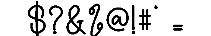 Signature Enchanting Font OTHER CHARS