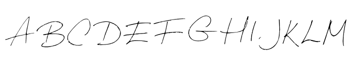 Signature Medium Font UPPERCASE