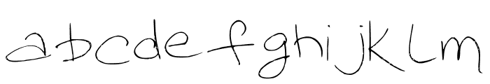 Signature Medium Font LOWERCASE