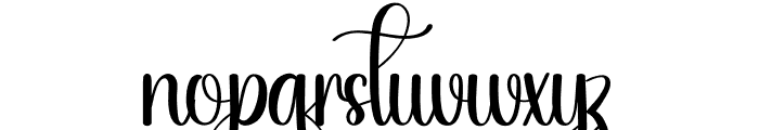 Signature Valentine Font LOWERCASE