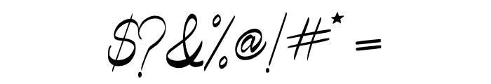 Signature Font OTHER CHARS