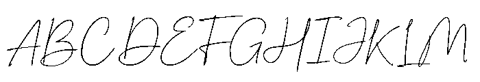 Signature2 Font UPPERCASE