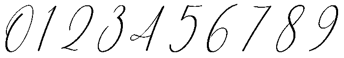 Signature3 Font OTHER CHARS
