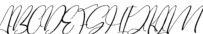 Signature3 Font UPPERCASE