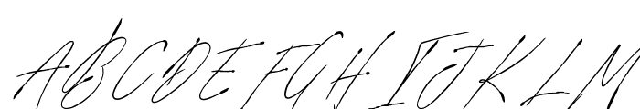 SignatureVP Font UPPERCASE