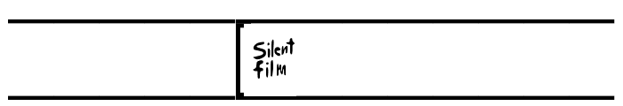 Silent Film Frame Font UPPERCASE