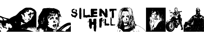 Silent Hill Nightmares Font UPPERCASE