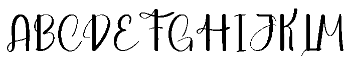 Silent Night1 Font UPPERCASE