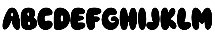 Silent Night Font UPPERCASE