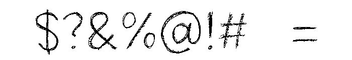 Silent Thinker Font OTHER CHARS