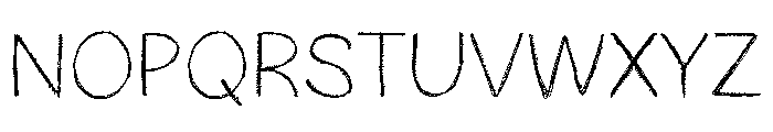 Silent Thinker Font UPPERCASE