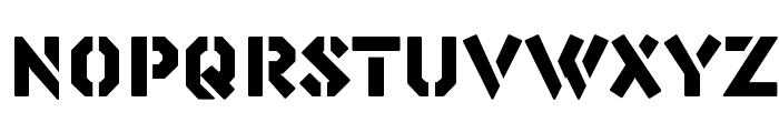 SilexStencil-Basic Font LOWERCASE