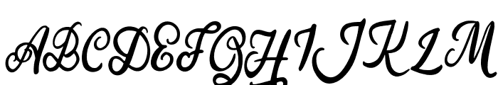 SilfhieFREE Font UPPERCASE